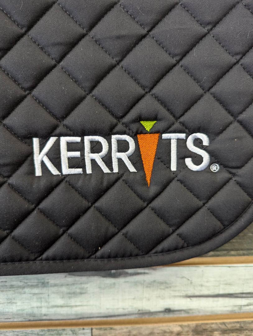 USED Kerrits English Saddle Pad Horse Black