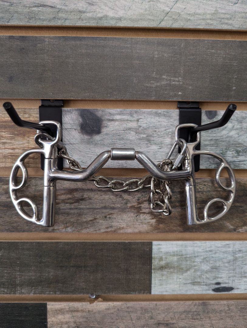 USED Myler Myler SS Kimberwick Comfort Snaffle with Chain 5"