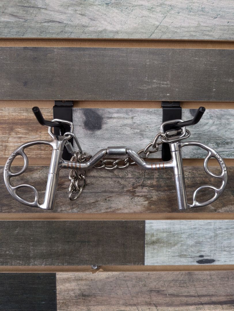 USED Myler Myler SS Kimberwick Comfort Snaffle with Chain 5"