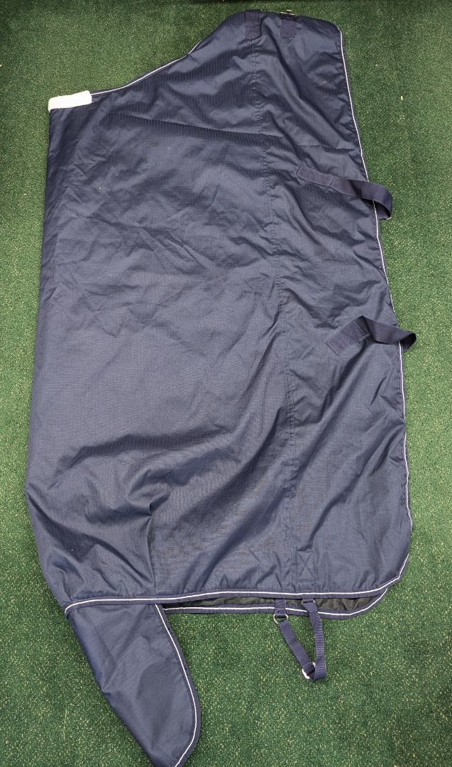 USED Saxon Blankets 78” Navy