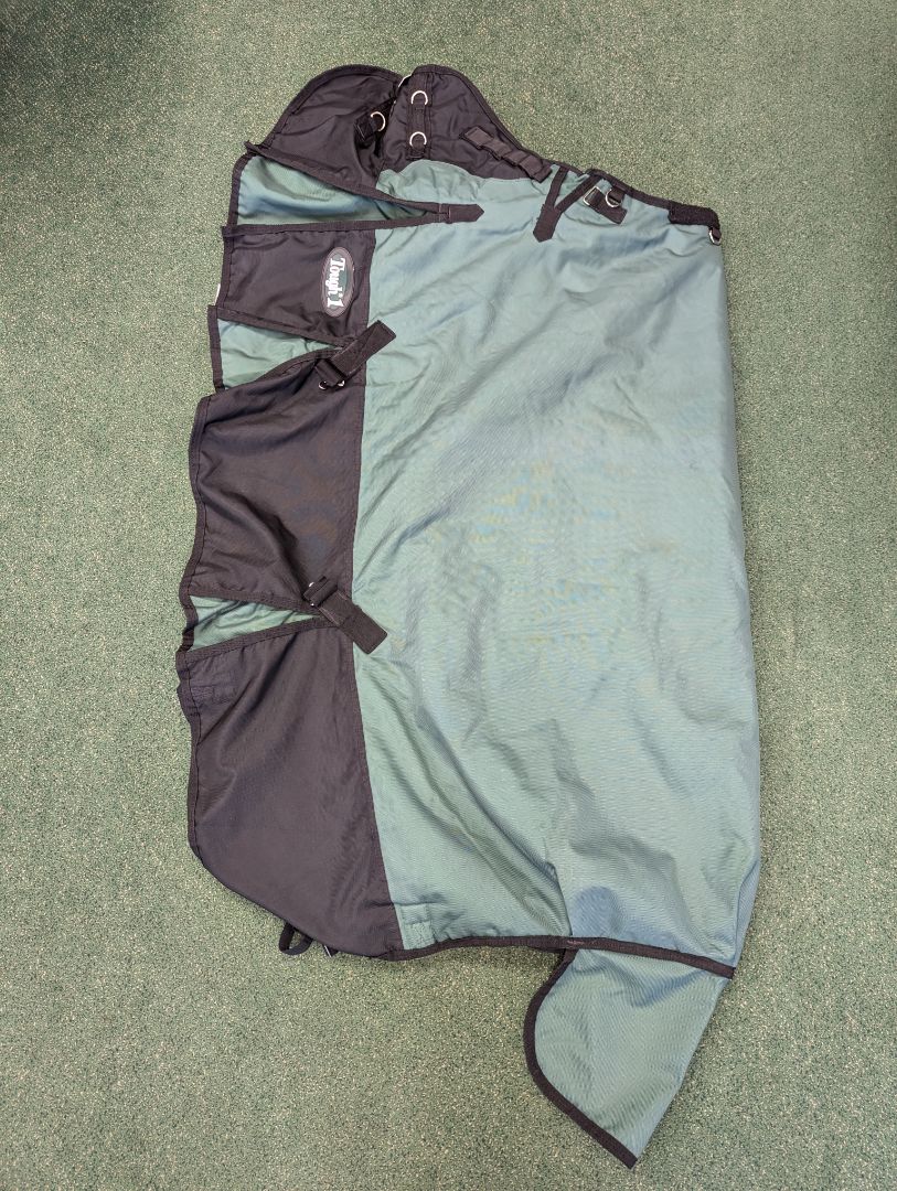 USED Tough1 Heavy Weight Turnout Blanket 69” Green