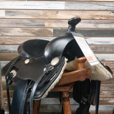 King Series Youth Black Saddle Pleasure Trail 13" Black