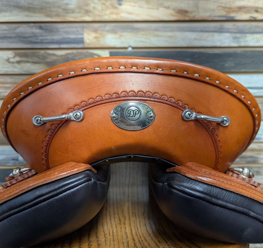 USED DP Saddlery 1214 Quantum Short & Light Saddle 15" Medium Oil