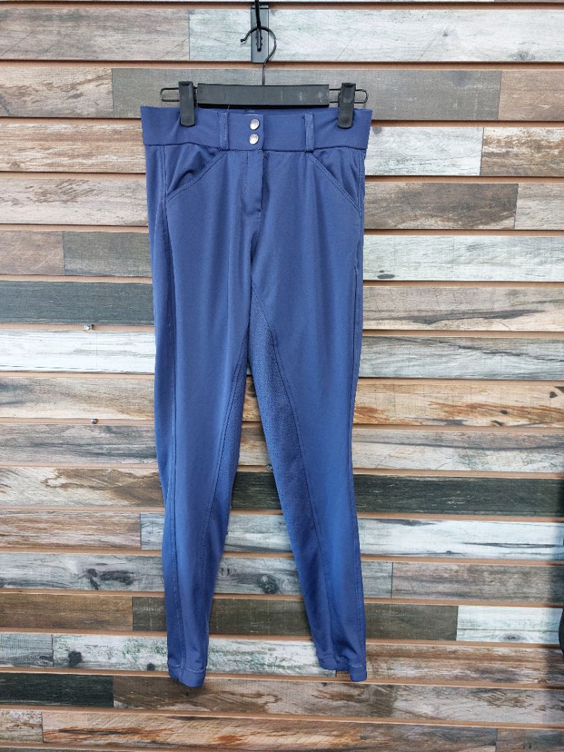 USED Riding Sport Ladies English Tights 26” Light Blue