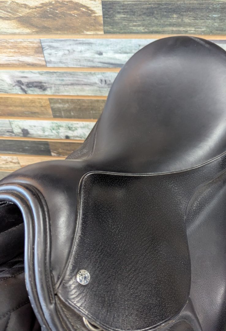 USED Loxley Dressage Saddle w/ Cover 18" Black
