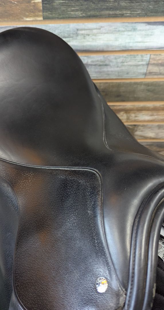 USED Loxley Dressage Saddle w/ Cover 18" Black