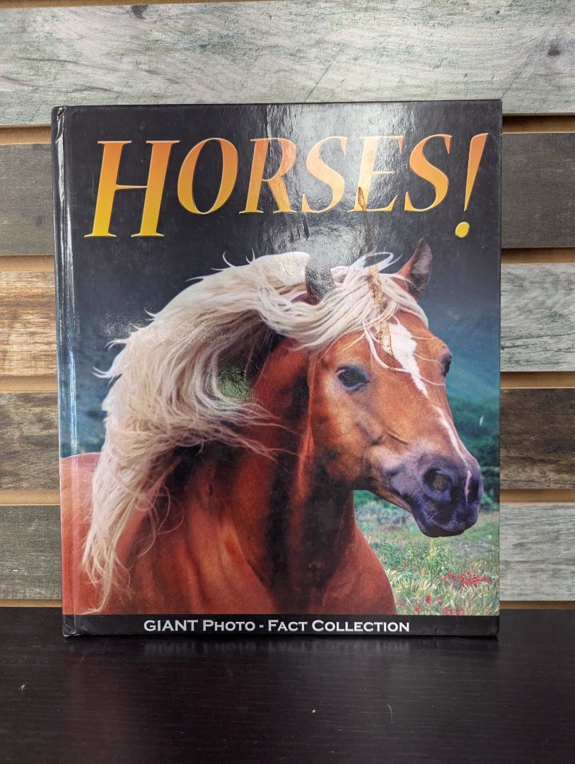 USED Horses -- Giant Photo-fact Collection Book