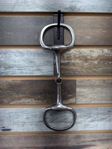 USED  5" Stainless Steel Smooth Taper EggButt Snaffle