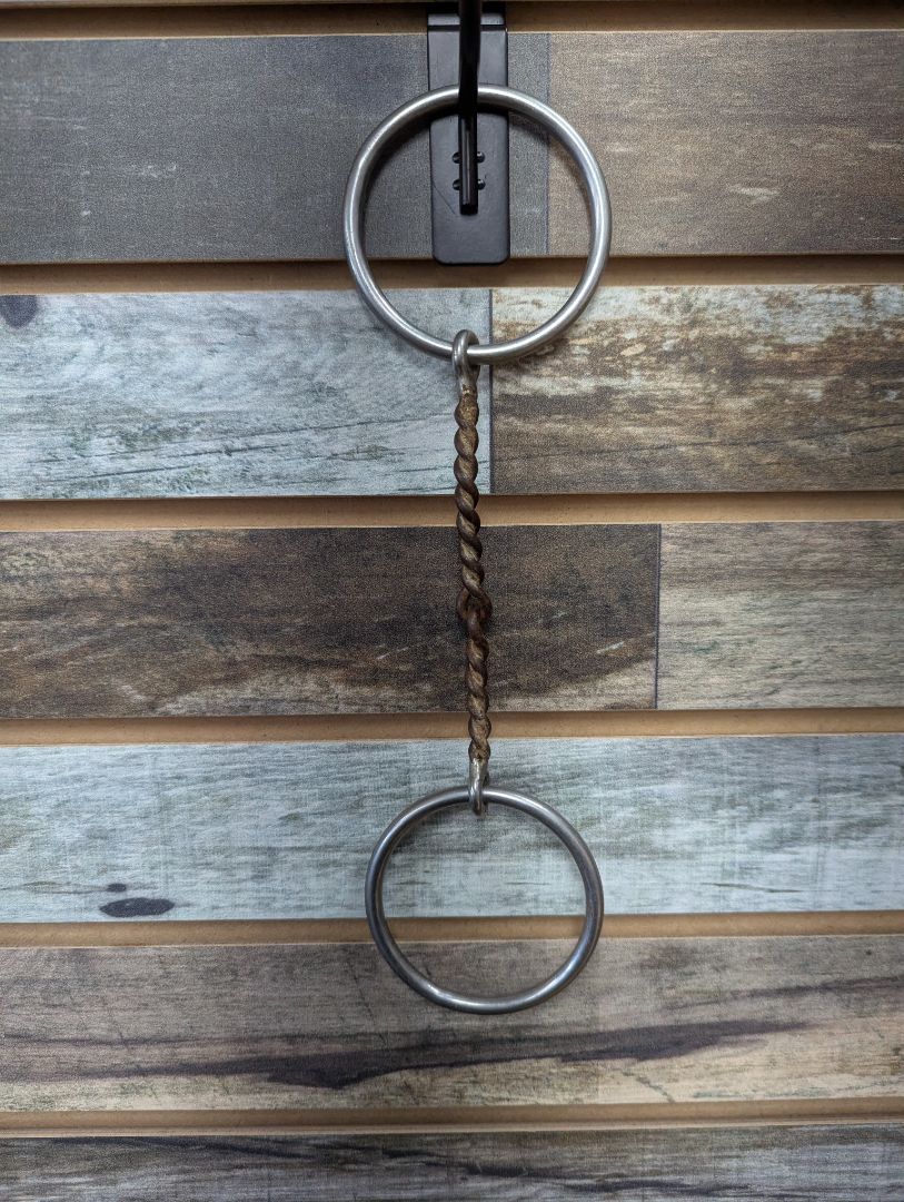 USED 5 1/4" Sweet Iron Offset Dring Snaffle