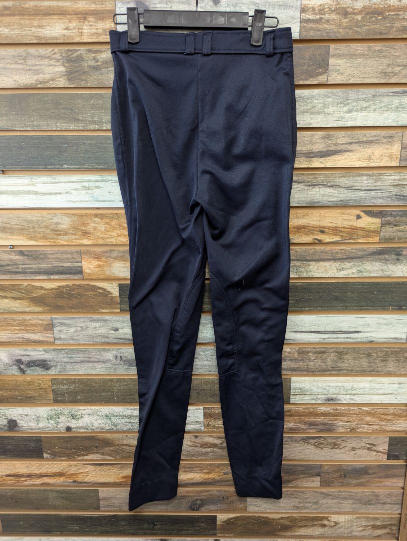 USED Saxon Knee Patch English Breeches 24” Navy
