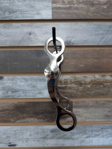 USED  Low Port Curb Bit 4 1/2" Silver