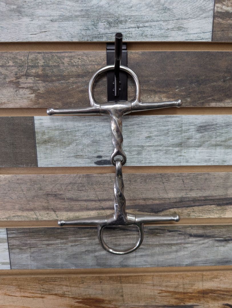 USED Full Cheek Slow Twist Snaffle 5” Silver
