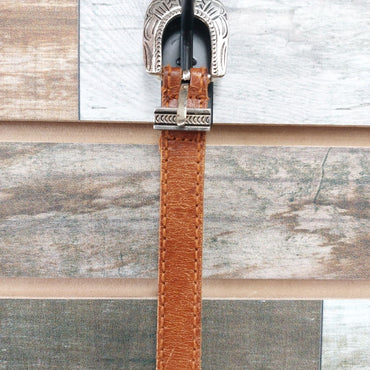 USED Liz Claiborne Ladies Western Belt Medium Medium Oil