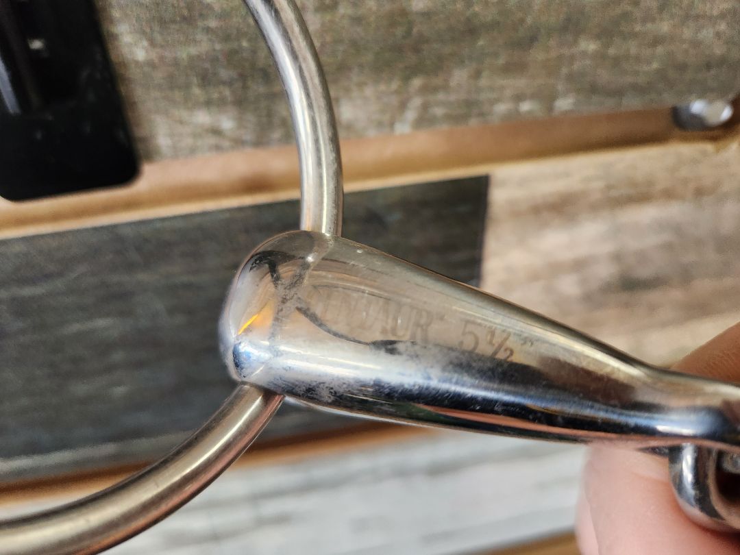 USED Centaur Loose Ring Snaffle with Dog Bone 5.5"