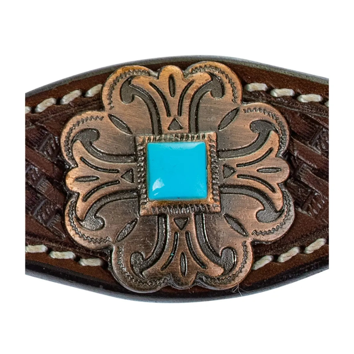 Circle Y Turquoise Roundup Breast Collar