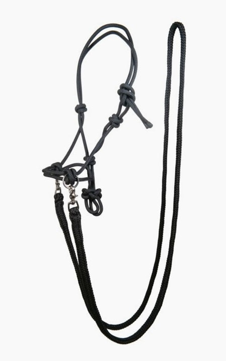 HKM Rope Halter with Reins