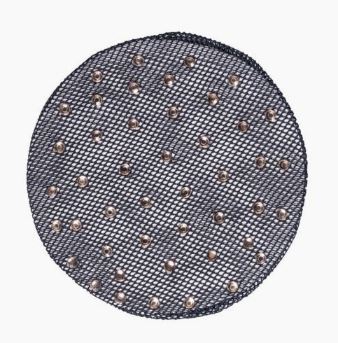 HKM Hair net -Rosegolden Sparkle