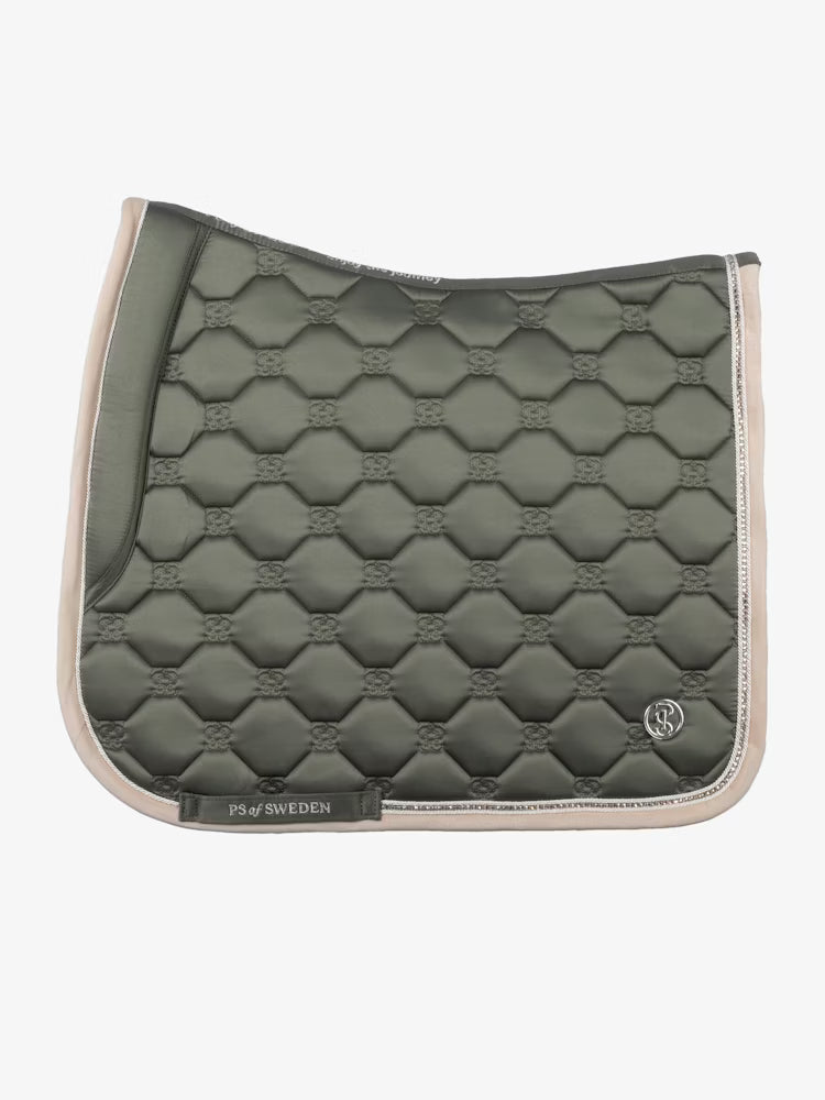 Vintage Monogram Dressage Saddle Pad