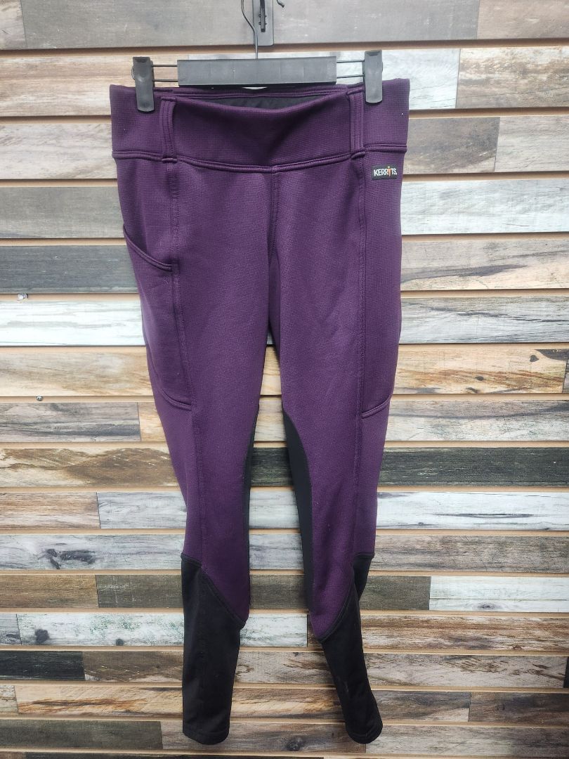 USED Kerrits English Breeches Medium Purple