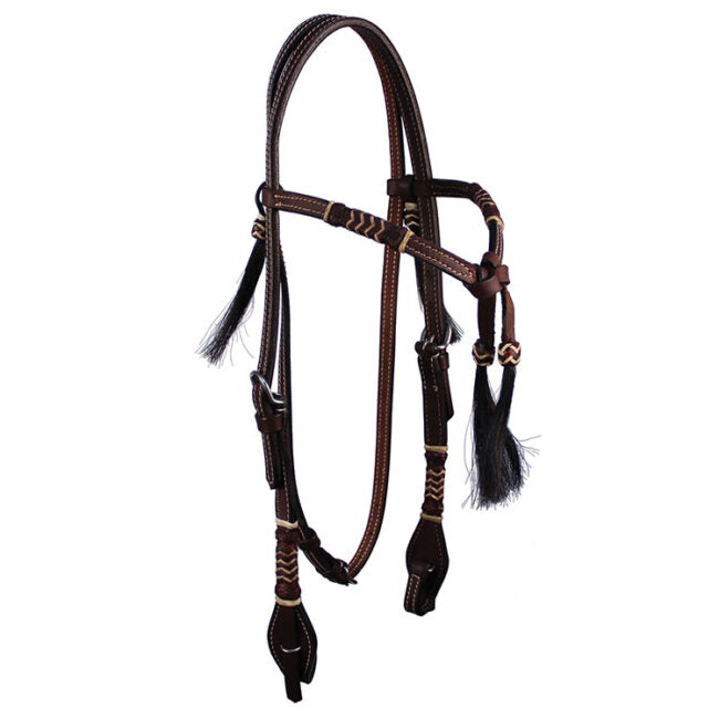 Headstall Futurity w/Rawhide + Horse Hair Tassels