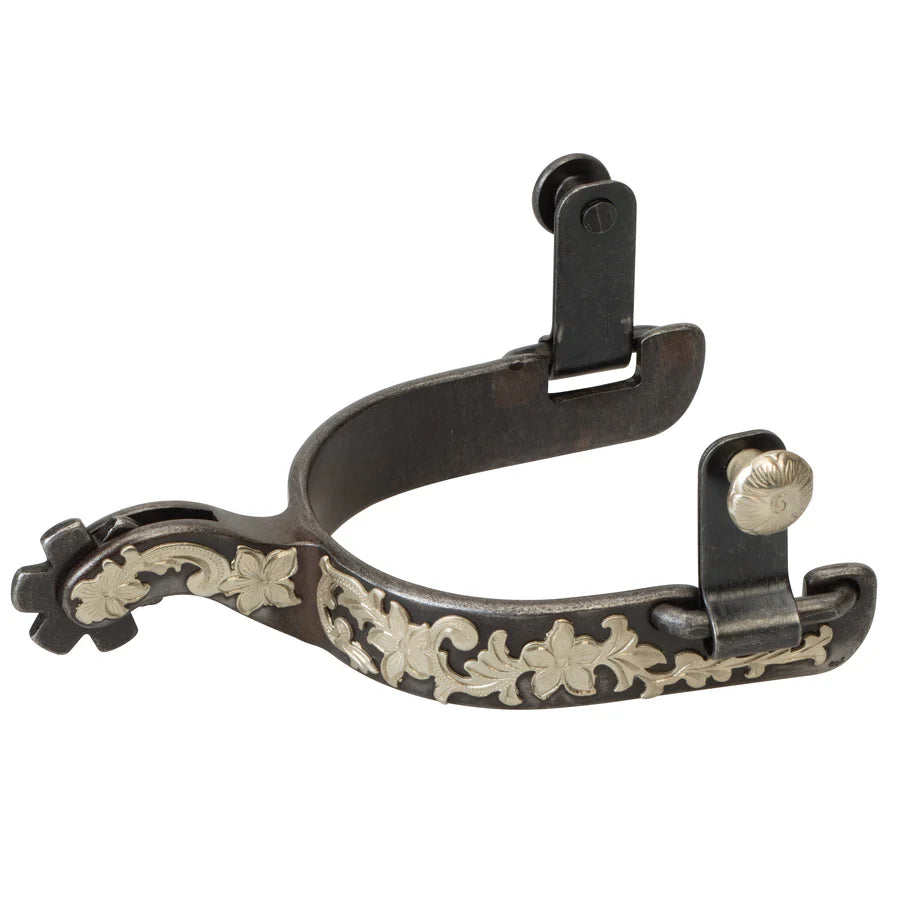 Show Spurs with Floral Design