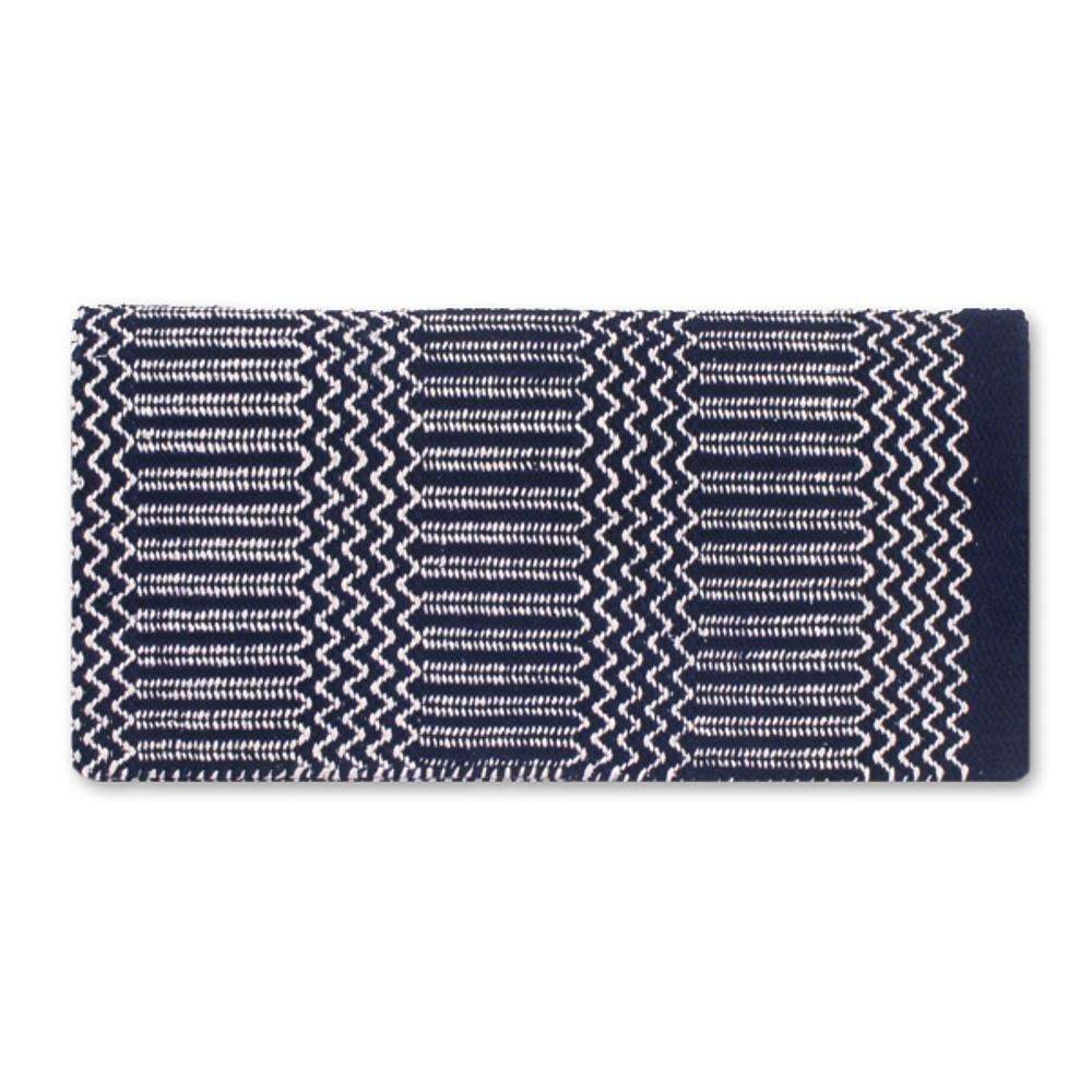 Mayatex Navy Double Weave 32x64 Acrylic Blend Saddle Blanket