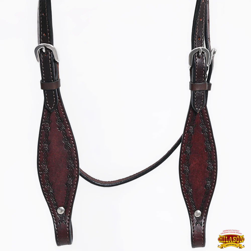 Hilason Western Tack Set Barb Wire