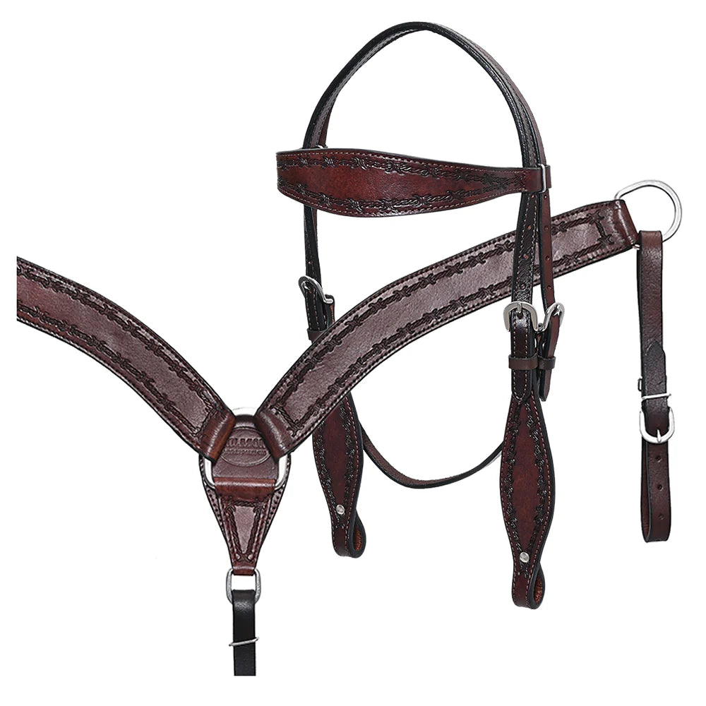 Hilason Western Tack Set Barb Wire