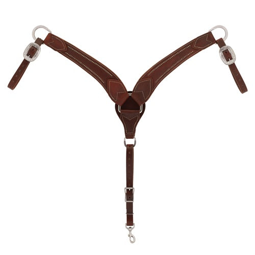 Leather Breast Collar, Stockman, Roper