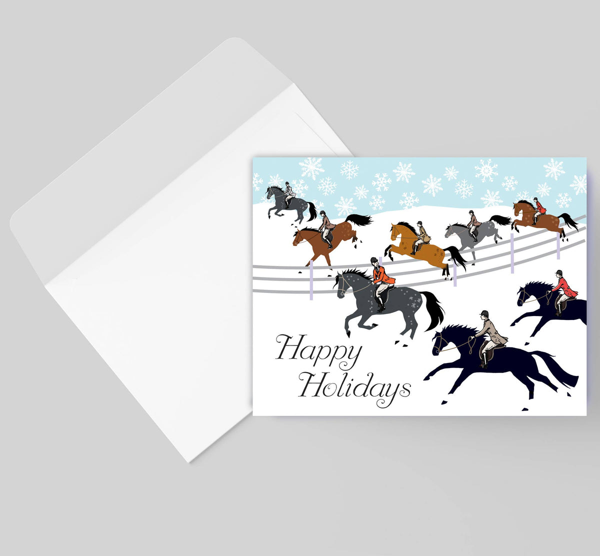 Horse Boxed Christmas Cards | Fox Hunt | 8 Holiday