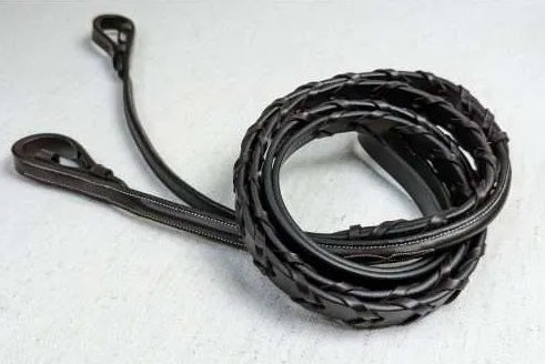 Shires Avingnon Fancy Stitch Laced Reins
