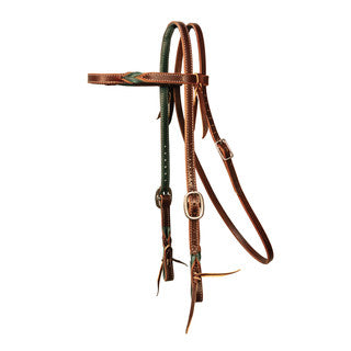HDTL Brow 5/8" – Twisted Embossed/BUR