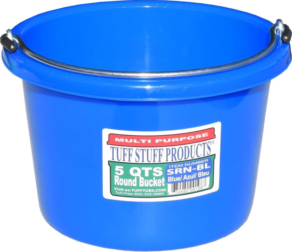 Tuff Stuff 5 Qt Bucket Blue