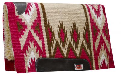 Showman 36" x 34" 100% Wool Top Cutter Style Saddle Pad