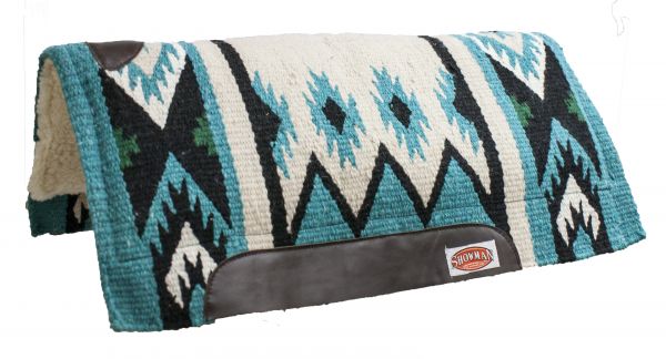 Showman 36" x 34" 100% Wool Top Cutter Style Saddle Pad