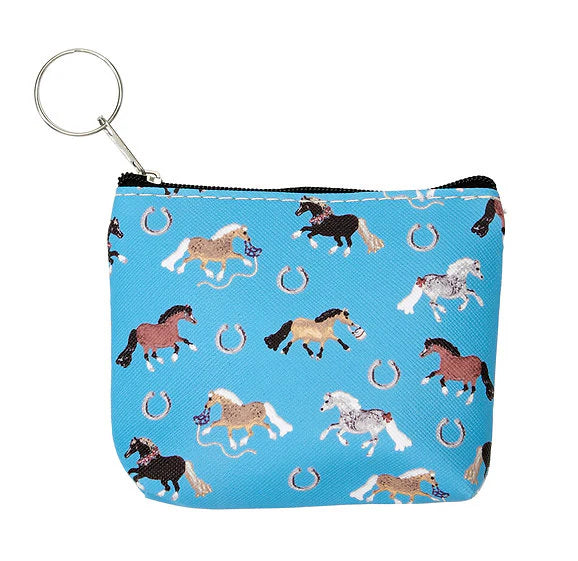 AWST Int'l "Lila" Pony Puff Coin Purses Assorted