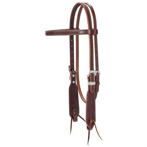 Weaver Synergy® Hand-Tooled Mayan Headstall with Designer