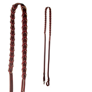 Professional's Choice 5/8" Laced Leather Barrel Reins