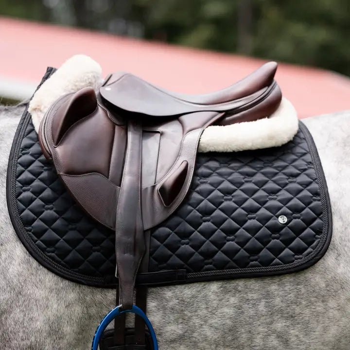 Dapplebay Jump Saddle Pad - Black