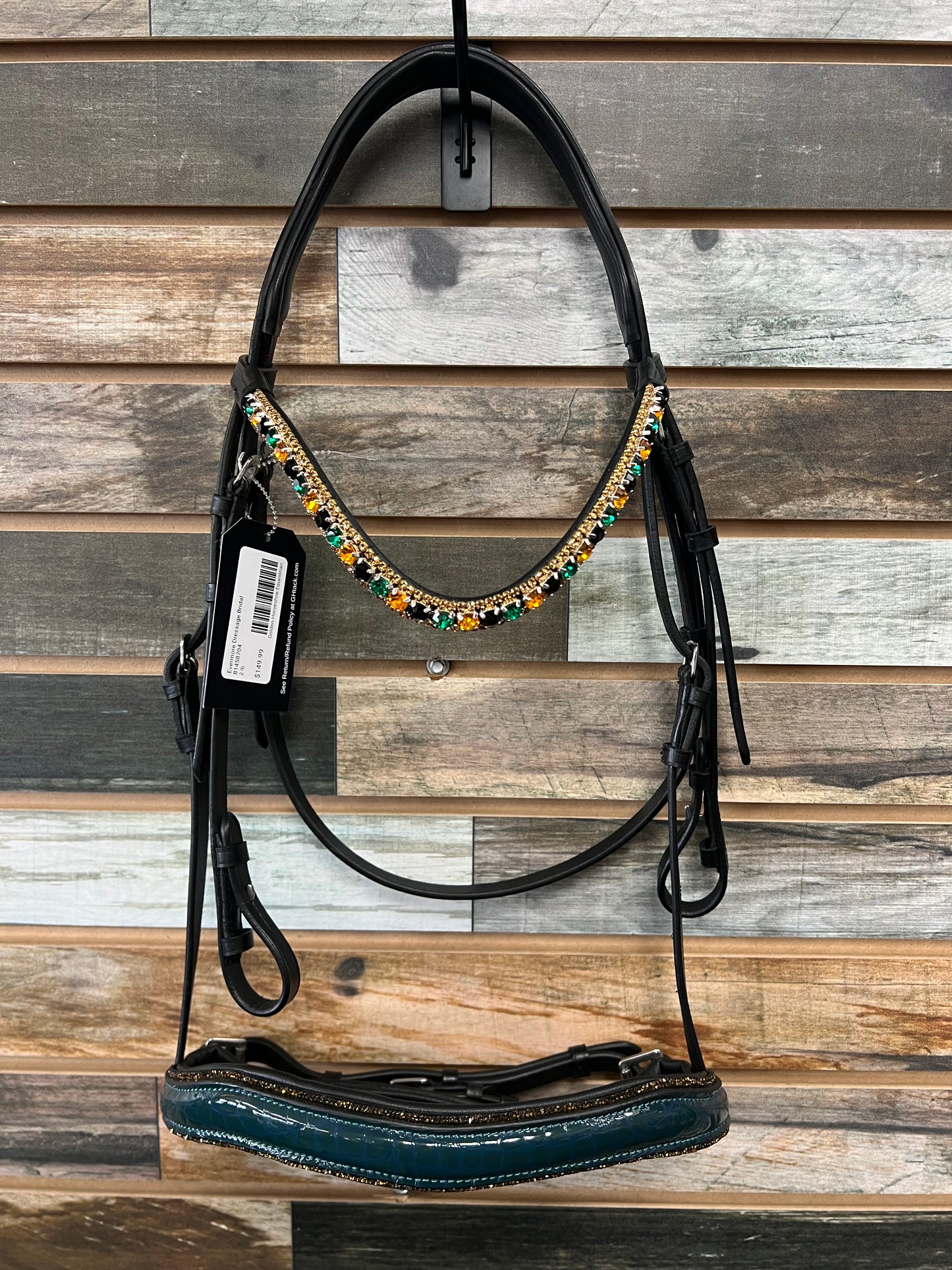 Evermore Dressage Bridle "Midnight Sea"