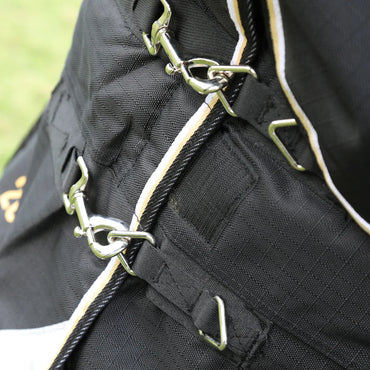Highlander Plus 200 Turnout Rug Black/Gold
