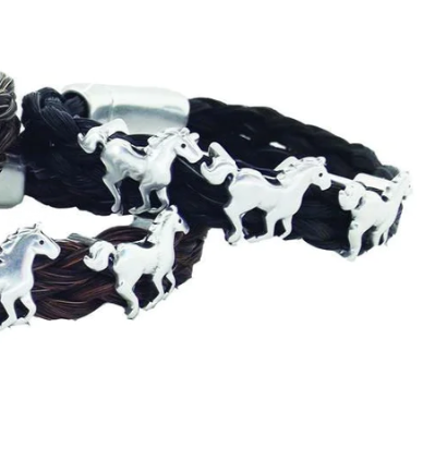 Open Plains Horse Hair Bracelet - Black