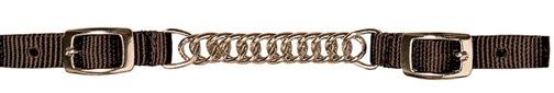 Nylon Curb Strap With Chain
