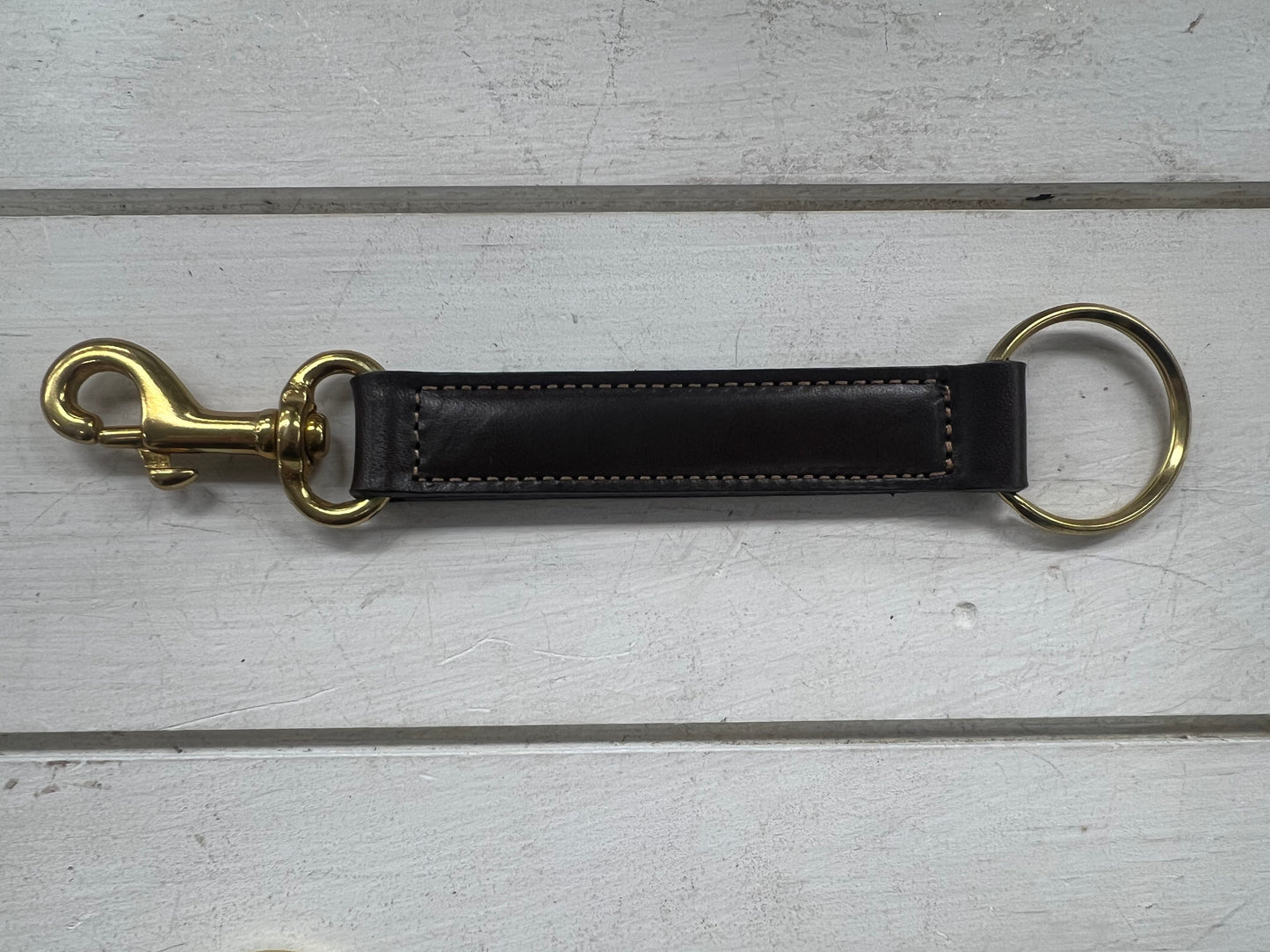 Tory Leather Keychain