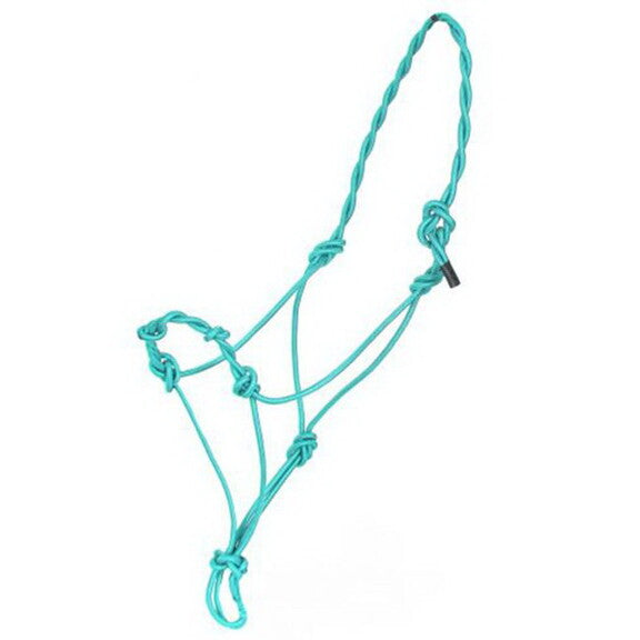 Showman Twisted Crown Cowboy Knot Rope Halter
