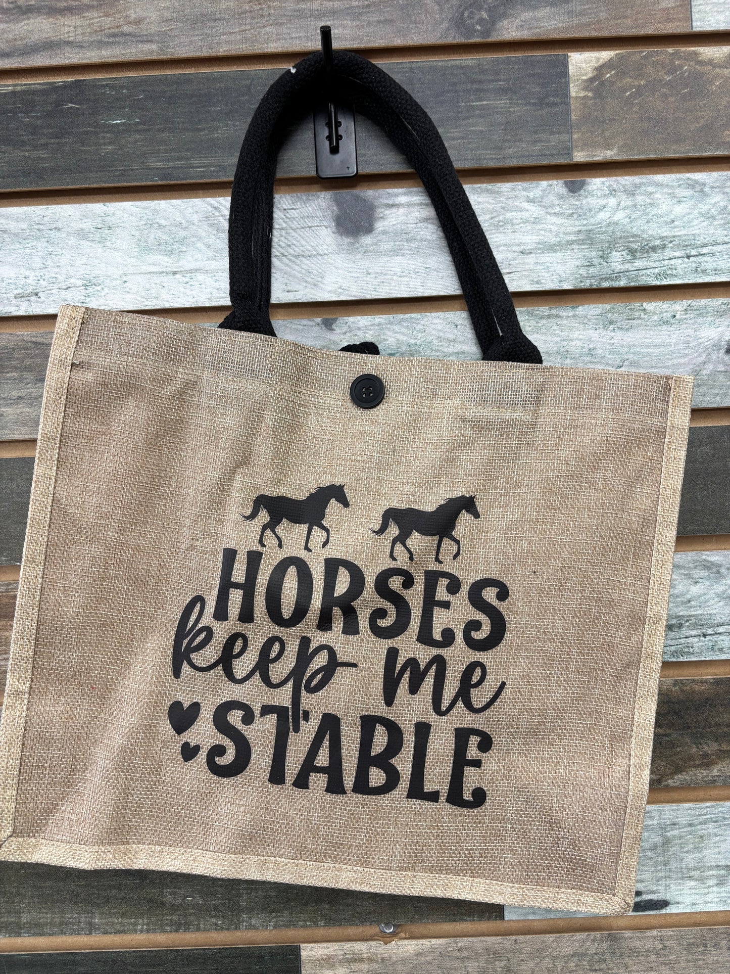 Horse Lover Print Tote Bag