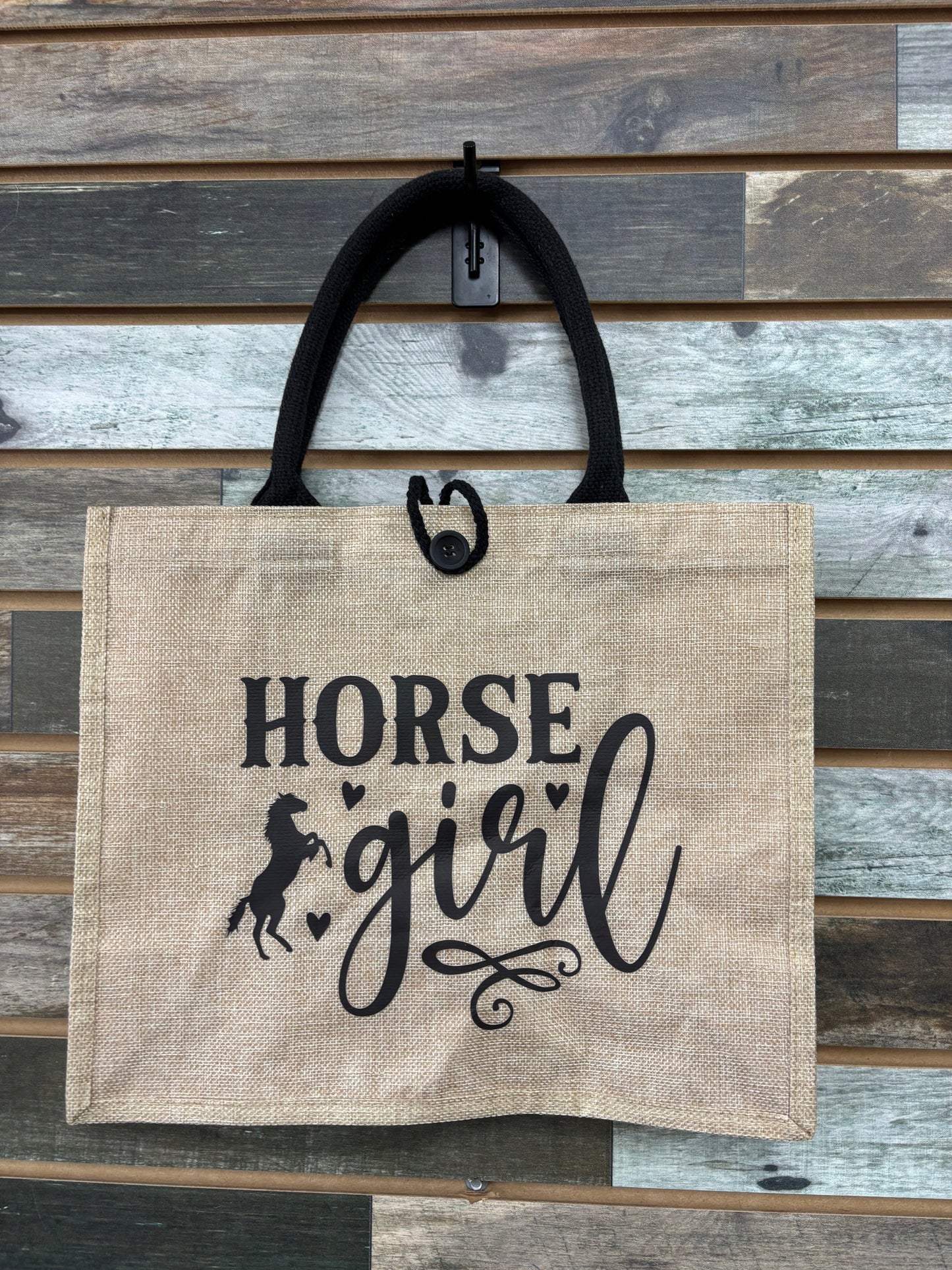 Horse Lover Print Tote Bag