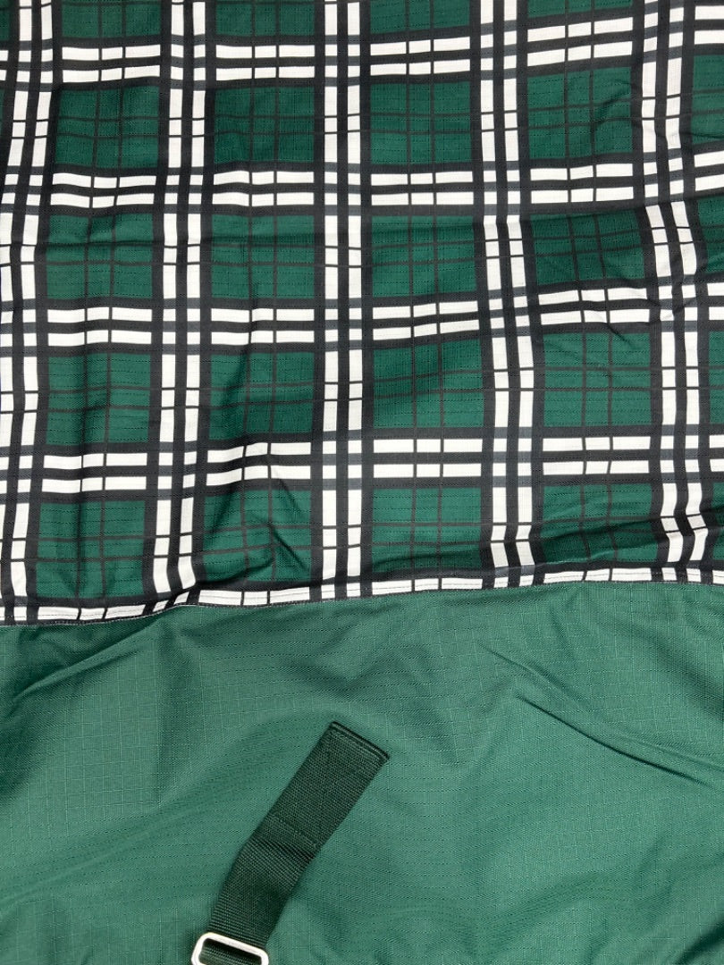 USED Horze Medium Weight Blanket 78” Green/Black/White