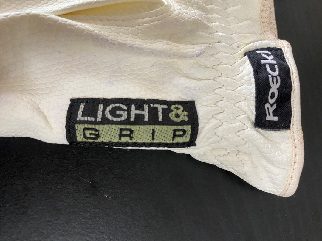 USED Roeckl Ladies English Riding gloves 6.5 White