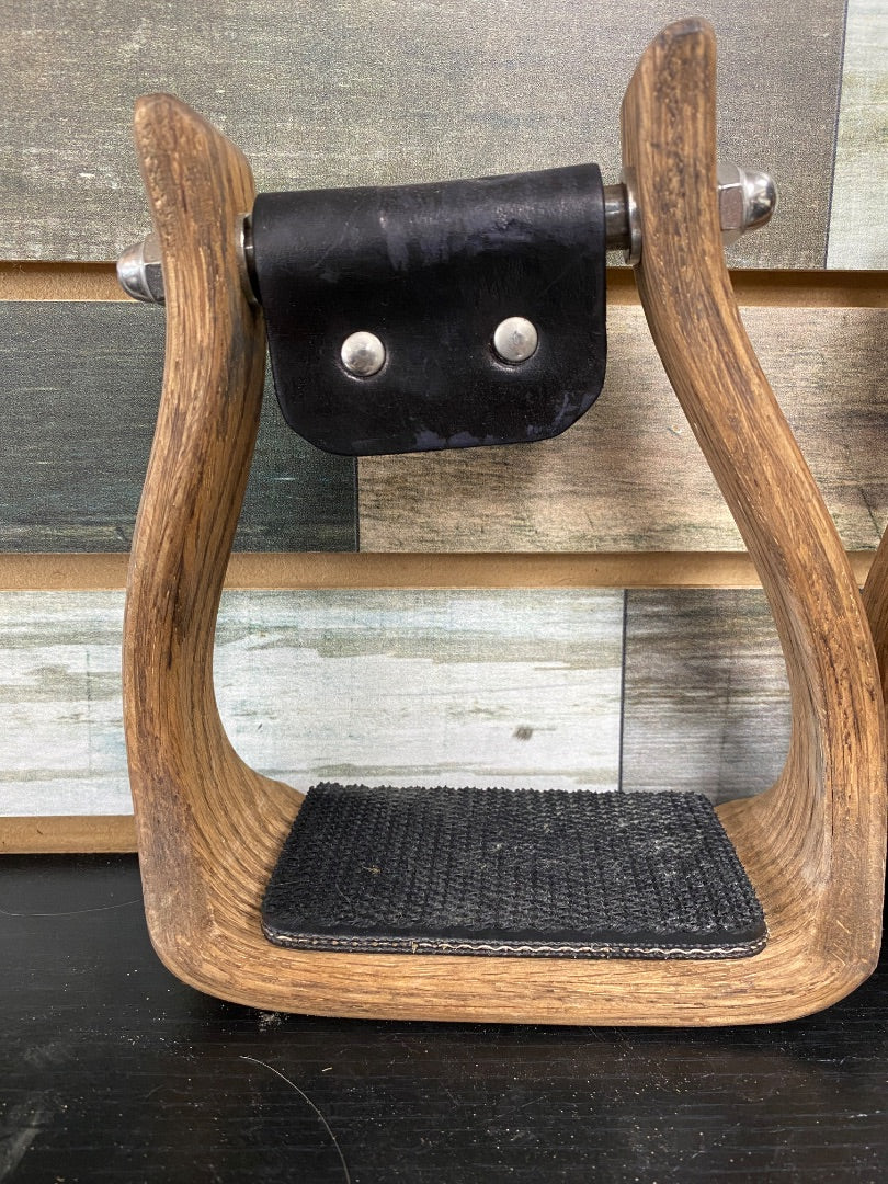 USED Don Orrell Western Stirrups 3" Tread | Adult